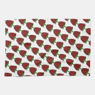 Raspberries Tea Towel