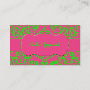 Raspberry and Lime Business Card