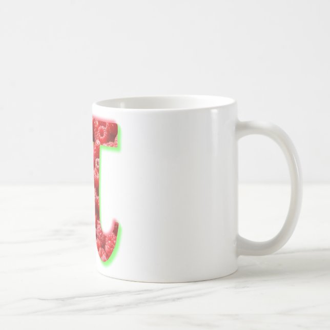 Raspberry and Pi symbol Coffee Mug (Right)