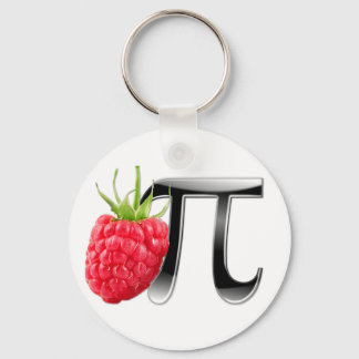 Raspberry and Pi symbol Key Ring