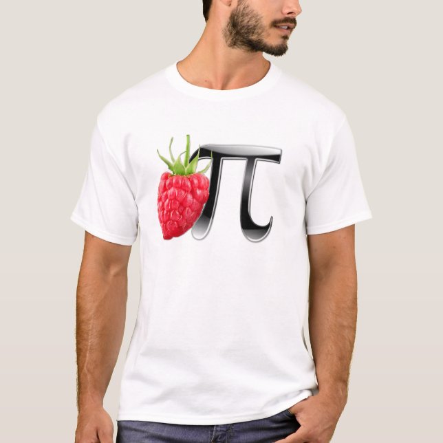 Raspberry and Pi symbol T-Shirt (Front)