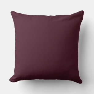 Raspberry Burgundy, Solid Burgundy  Cushion