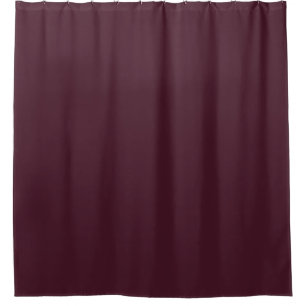 Raspberry Burgundy, Solid Burgundy Shower Curtain