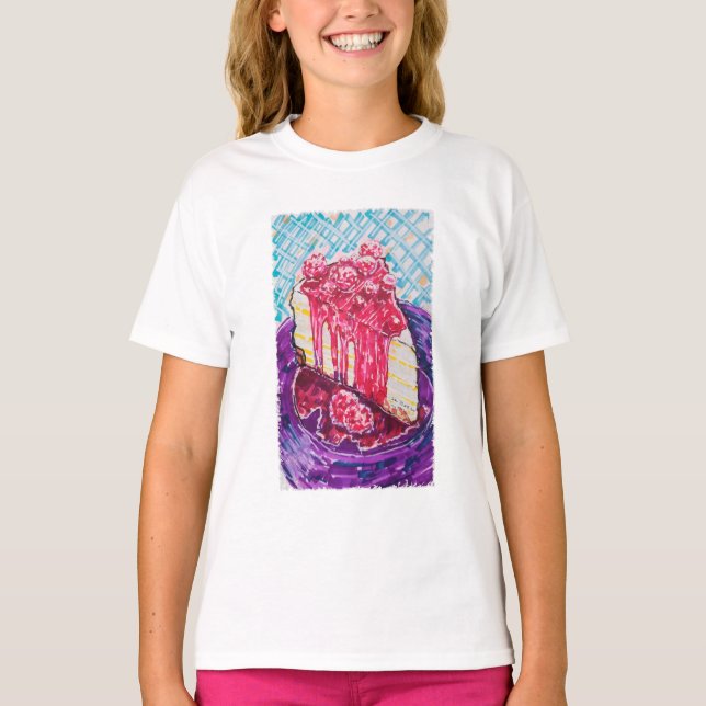 Raspberry Cake T-Shirt (Front)