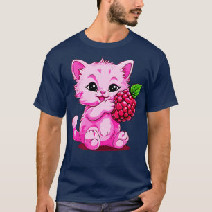 raspberry cat pink cat pink kitten 1 T-Shirt