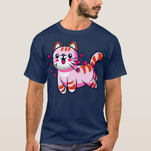 raspberry cat pink cat pink kitten T-Shirt