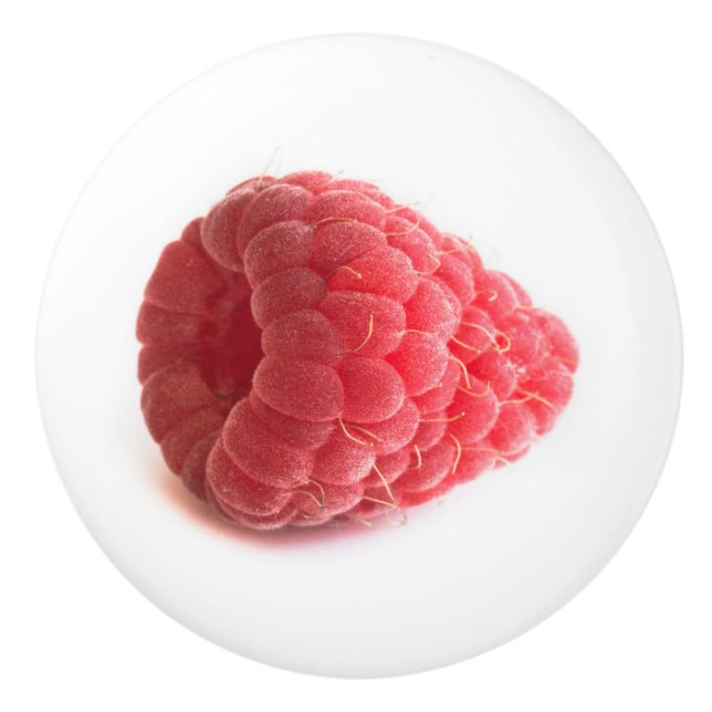 Raspberry Ceramic Knob (Front)