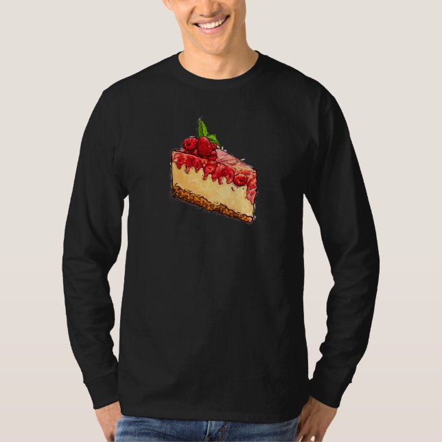 Raspberry Cheesecake Couples Group Party Halloween T-Shirt (Front)