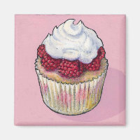 Raspberry cupcake