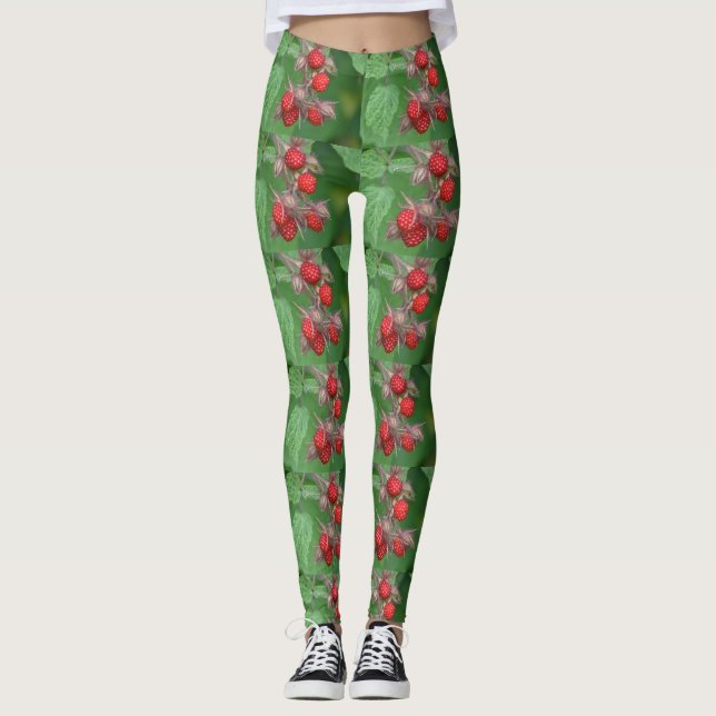 Raspberry Delight Leggings (Front)