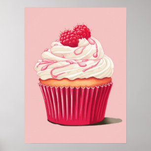 Raspberry Elegance Treat Poster