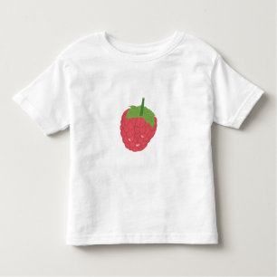 Raspberry Fruit Design Toddler T-Shirt