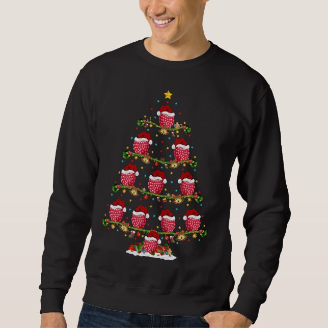 Raspberry Fruit Lover Xmas Santa Raspberry Christm Sweatshirt (Front)