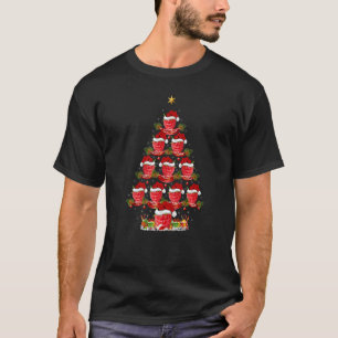 Raspberry Fruit  Xmas Holiday Raspberry Christmas  T-Shirt