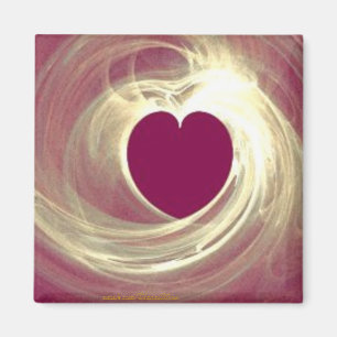 Raspberry Heart Magnet