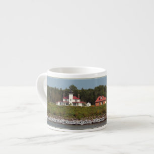 Raspberry Island Lighthouse espresso mug