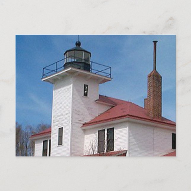 Raspberry Island Lighthouse (in Colour) Postcard (Front)