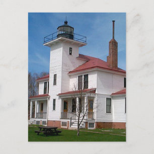 Raspberry Island Lighthouse (in Colour) Postcard