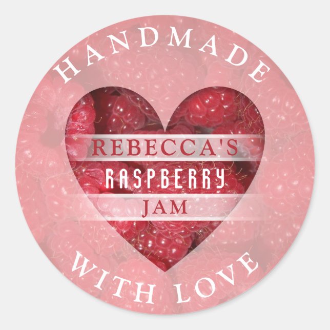 Raspberry Jam Classic Round Sticker (Front)
