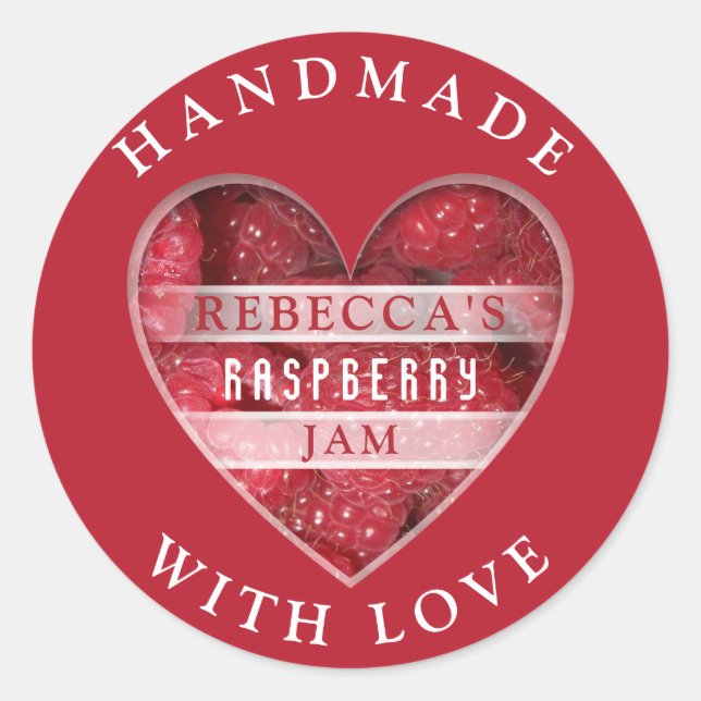 Raspberry Jam Classic Round Sticker (Front)