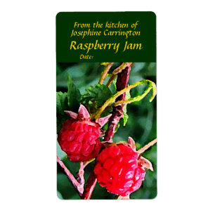 Raspberry Jam Labels