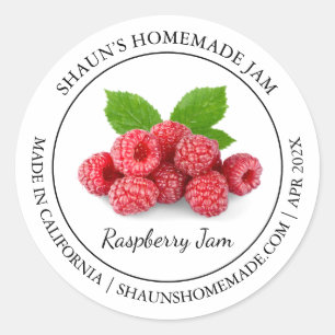 Raspberry Jam Modern label