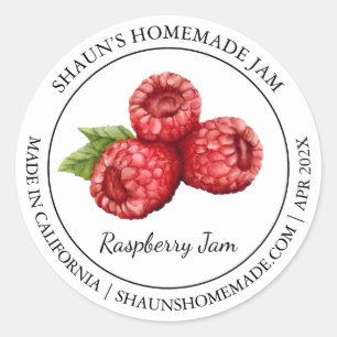 Raspberry Jam Modern label