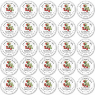 Raspberry Jelly 2.5" Wide Mouth Mason Jar Lid 