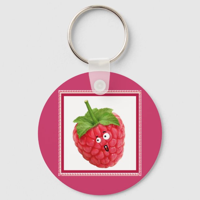 raspberry key ring (Front)