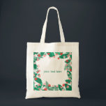 Raspberry Patch Cute Colourful CUSTOM Berries Fram Tote Bag<br><div class="desc">FULLY CUSTOMIZABLE! Click on “Personalise” above to edit the text. Click "edit using design tool" to adjust the fonts, colours and placements. THANK YOU FOR SUPPORTING INDEPENDENT ARTISTS! All artwork and designs are created by me. I love to draw and paint! Thanks for shopping with me and supporting my creativity!...</div>