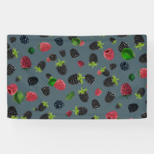 Raspberry Pattern 2 Banner