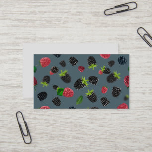 Raspberry Pattern 2 Business Card