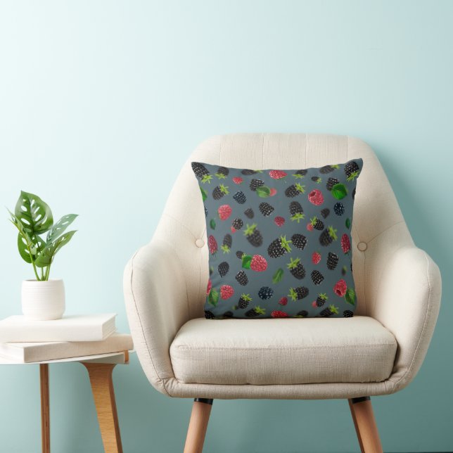 Raspberry Pattern 2 Cushion (Chair)