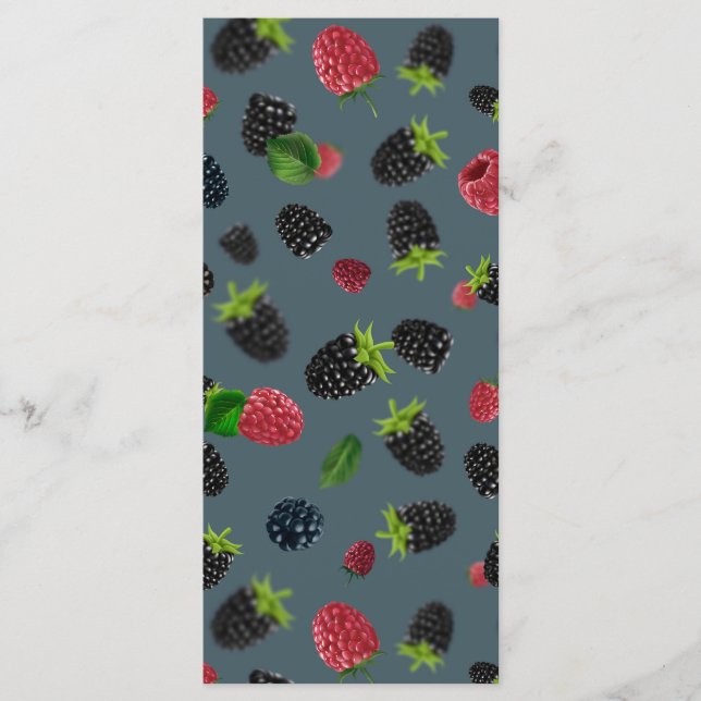 Raspberry Pattern 2 Menu (Front)