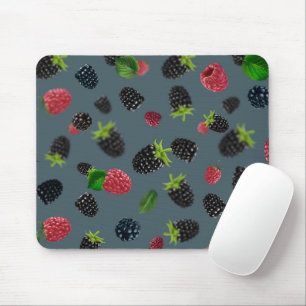 Raspberry Pattern 2 Mouse Pad