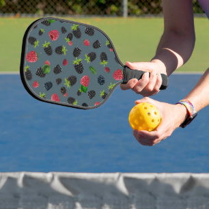 Raspberry Pattern 2 Pickleball Paddle