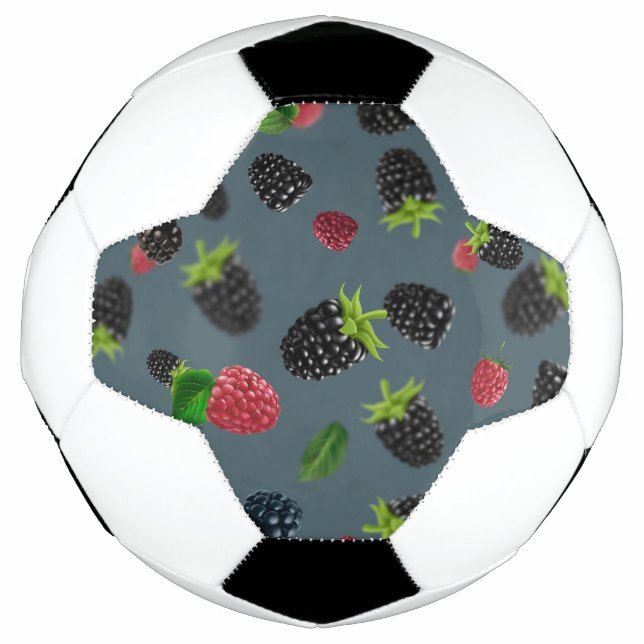Raspberry Pattern 2 Soccer Ball (Front)
