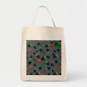 Raspberry Pattern 2 Tote Bag