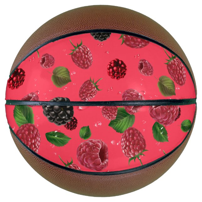 Raspberry Pattern Basketball (Front)