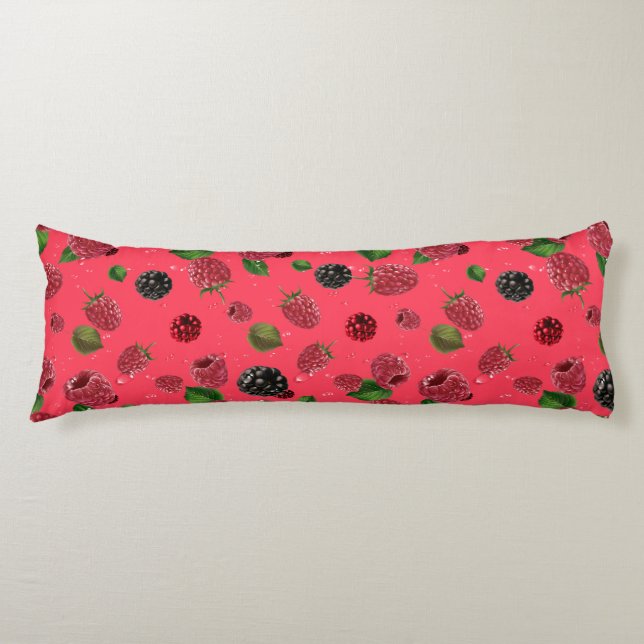 Raspberry Pattern Body Cushion (Front)