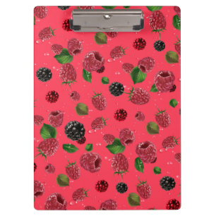 Raspberry Pattern Clipboard
