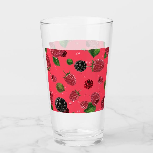 Raspberry Pattern Glass (Front)
