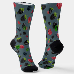 Raspberry Pattern Socks