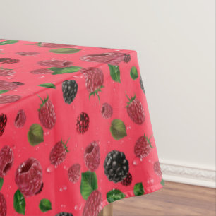Raspberry Pattern Tablecloth