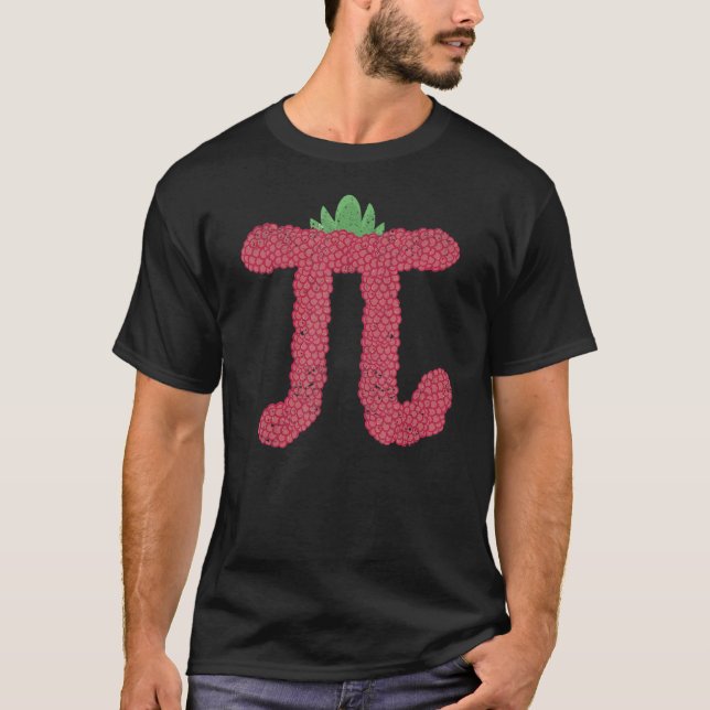 Raspberry Pie Pi Day Math Teacher Student Fruit T-Shirt (Front)