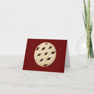 Raspberry Pie/Tart Notecard