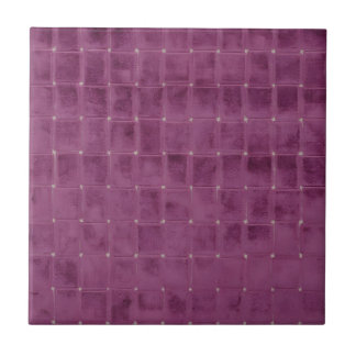 raspberry purple chequered tiles