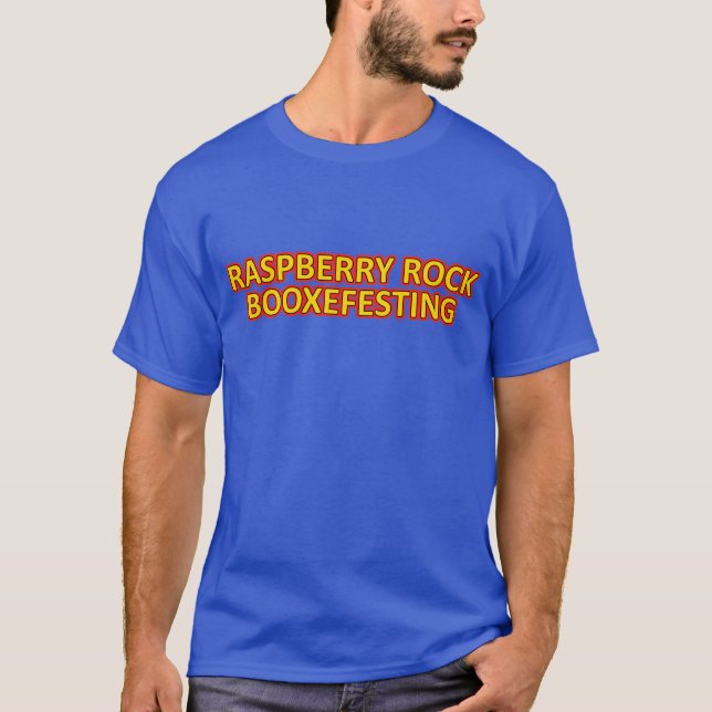 Raspberry Rock Booxefest Unisex T-Shirt (Front)