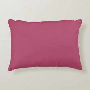 Raspberry Rose Solid Colour Decorative Cushion