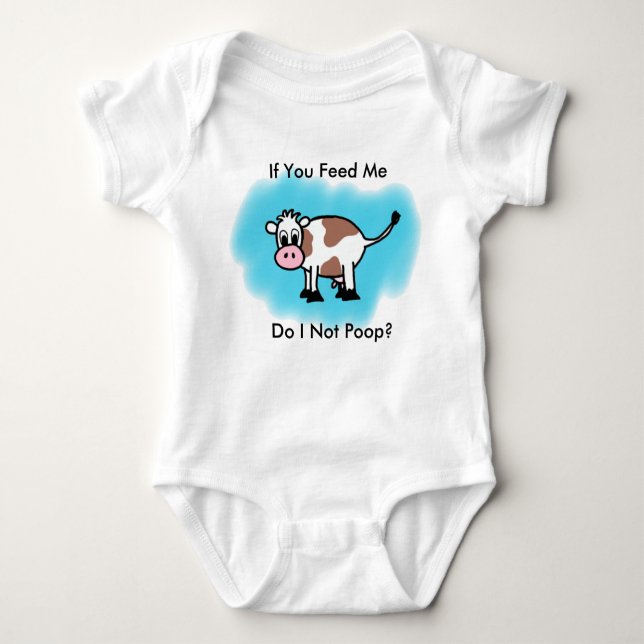 Raspberry Sassafras "Do I Not Poop" Baby Body Suit Bodysuit (Front)